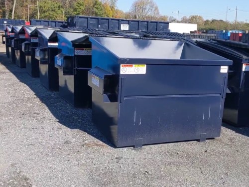 brand new Business Trash Service dumpsters