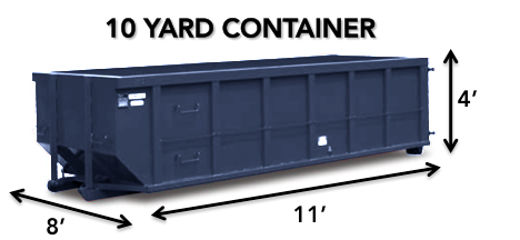 10 yard roll-off Dumpster