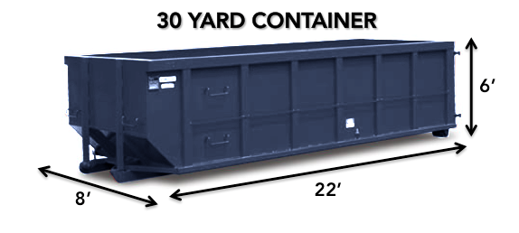 30 yard roll-off Dumpster